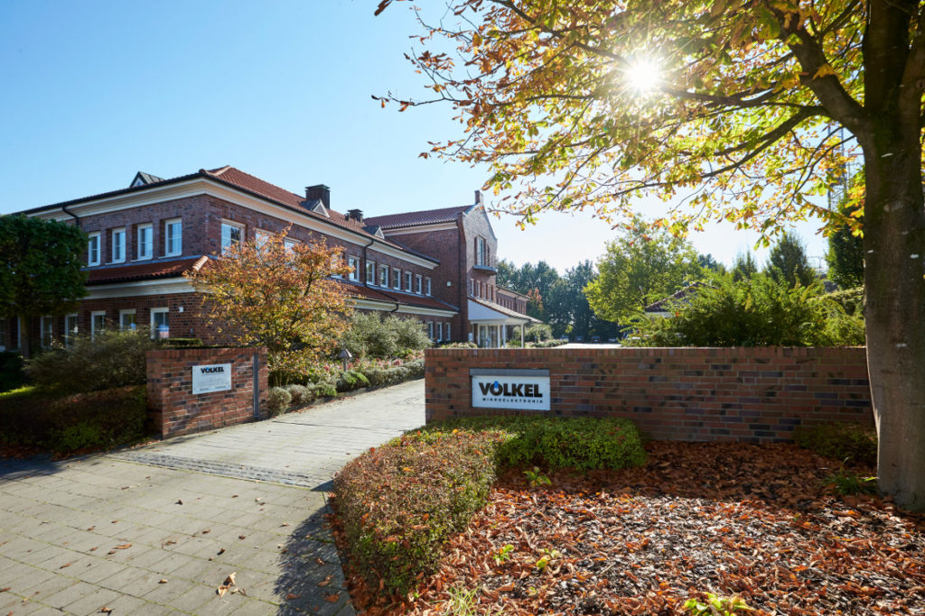 Gebäude der Völkel Mikroelektronik GmbH in Münster-Roxel.