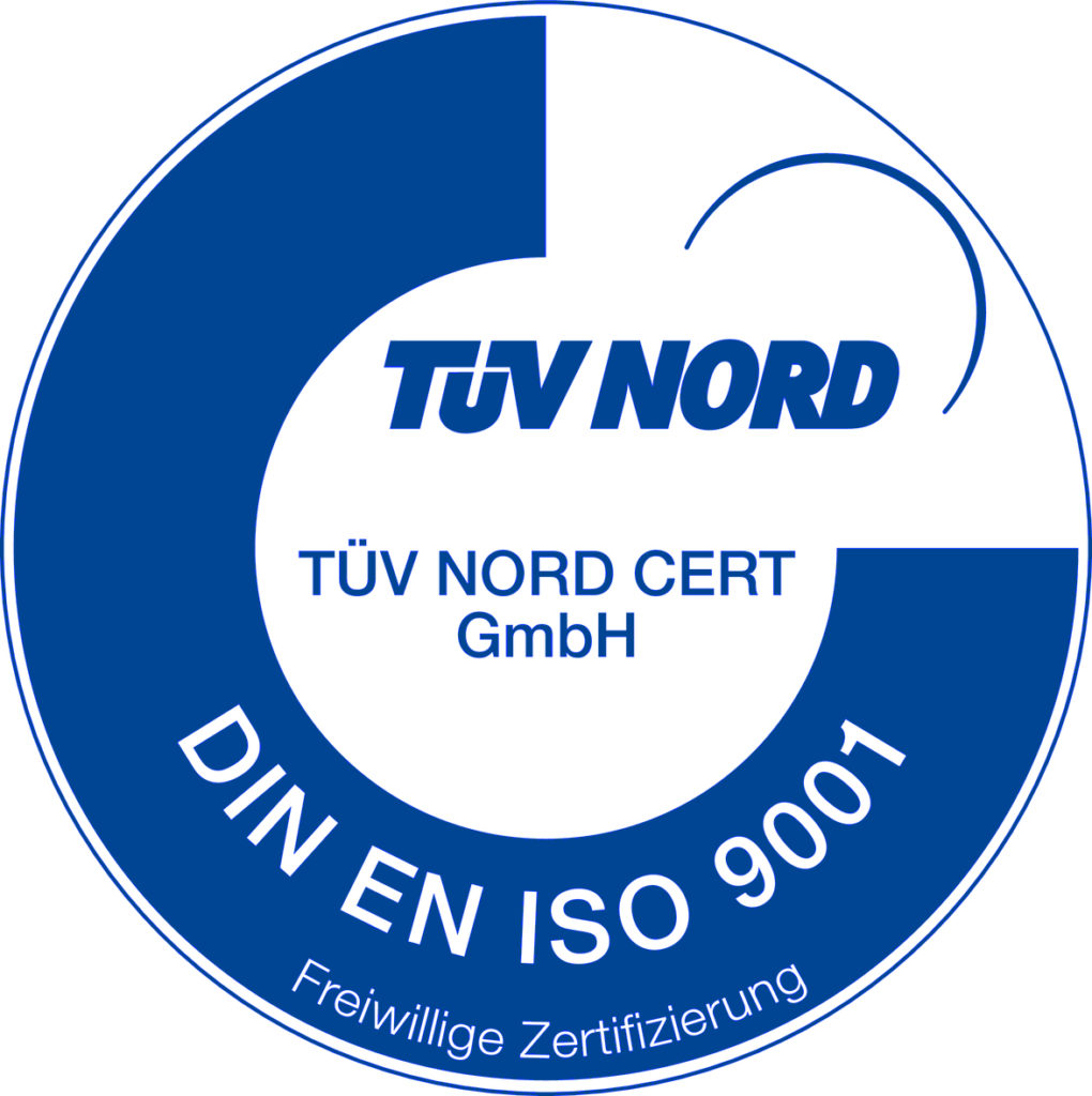 Völkel ist zertifiziert nach DIN EN ISO 9001.